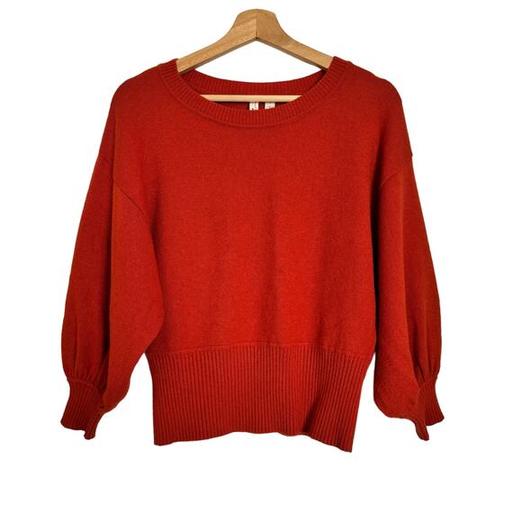 Moth by Anthropologie 3/4 Puff Sleeve Size Medium - Picture 5 of 16